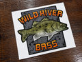 WILD RIVER BASS weatherproof stickers